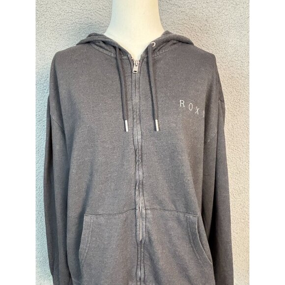 Roxy Juniors' Mountain Sweet Rhythm Graphic-Print Hoodie Gray Size-Large NWT's - Picture 2 of 8